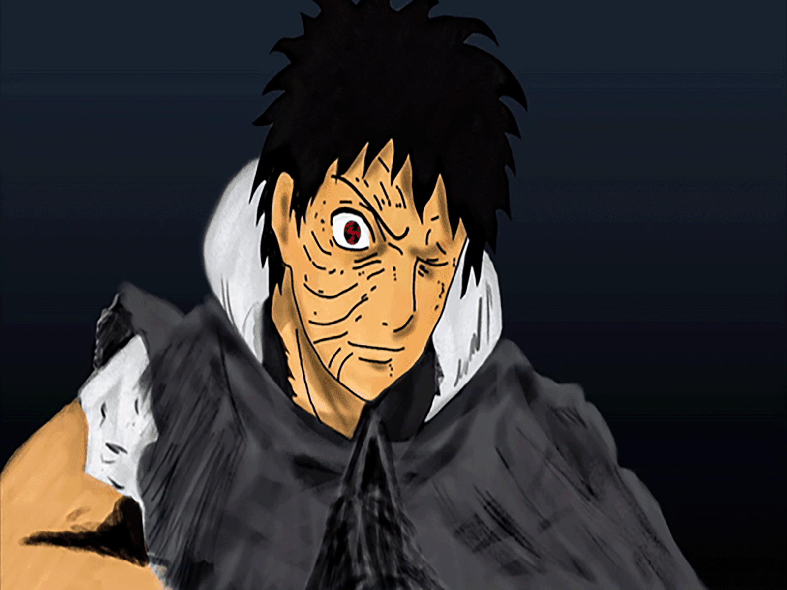 Kamui🌀 animated animated gif animation anime art artwork fanart illu illust illustration motion graphics naruto naruto shippuden obito