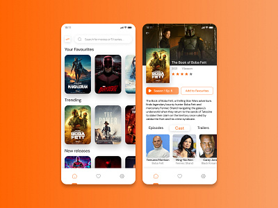 Daily UI - Movie Card app branding design figma graphic design ui ux