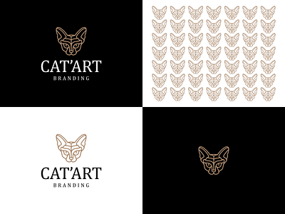 CAT LOGO branding design graphic design icon illustration logo typography