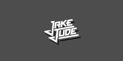 Jake Jude black branding design dj edm lettering logo logotype music