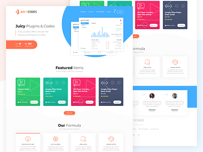 2019 - Juicy Codes codes scripts store ui ux website