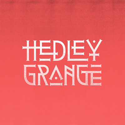 Hedley Grange black branding graphic design illustration lettering logo logotype music rock