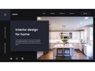 Luxeas graphic design ui