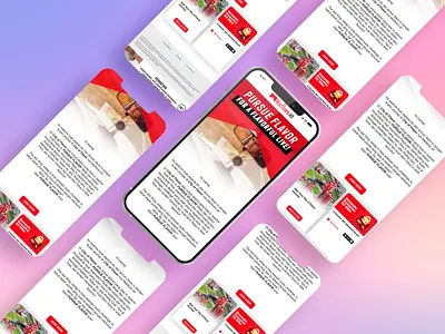 Marlboro Pursue Flavor Mobile Ui News Feed brandinfg design flat design icon illustration ui vector