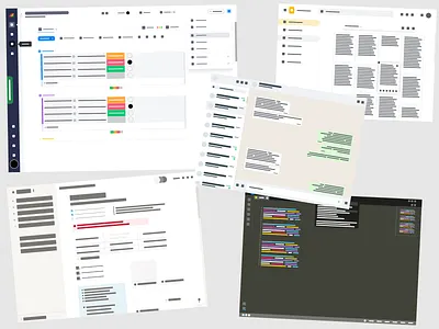 SAAS skeletons design figma google keep monday notion saas simple skeleton ui vscode whatsapp