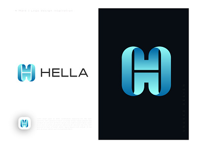 H logo abstract logo brand brand identity branding icon identity logo logo designer logotype minimal monogram typography vector