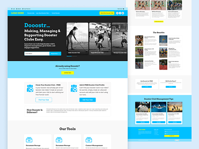 Sports Club Website UI Design auto branding ecommerce game graphic design homepage landing page mockup sport club sports sports branding sports team template transportation typography ui ux web design website website design