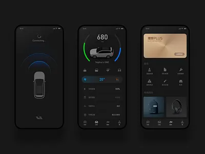 App for LIXIANG app car ui