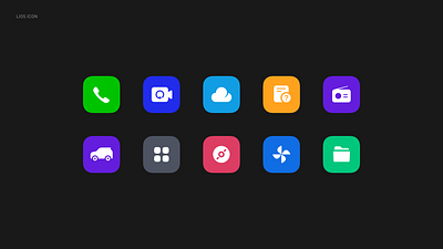 Icons Design for LIXIANG android app car icons interface ui visual