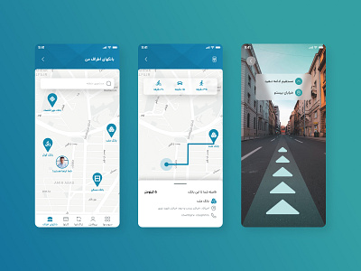 The financial app_find near banks app design ui ux