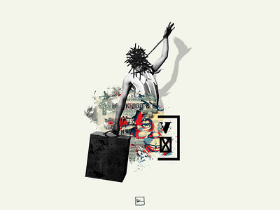 Eastern Front #2 : Change of Weather abstract borders collage design digital art digital collage digital illustration illustration migration