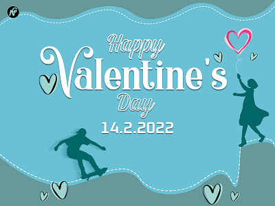 Happy Valentine's Day design graphic design illustration ilu logo nextgoal typography