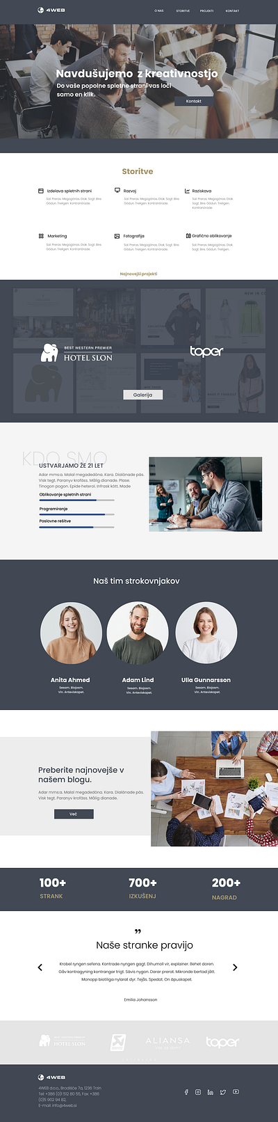 Landing page redesign branding figma graphic design typography ui