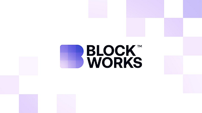 Blockworks - Logo Redesign bitcoin block blockworks branding coin crypto cryptocurrency cube design eth ethereum grid illustration logo news square token vector web3