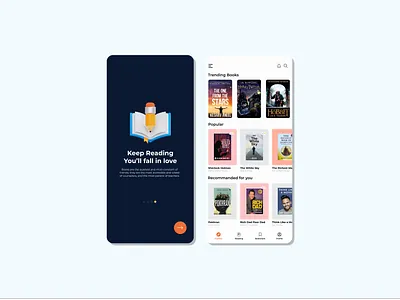 Book Store App UI Design app application book bookstore branding design figma graphic design illustration illustrator music ui uiux uiworld userexperience userinterface users ux vector xd