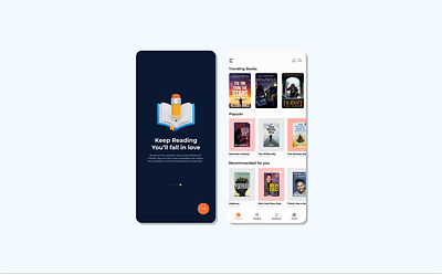 Book Store App UI Design app application book bookstore branding design figma graphic design illustration illustrator music ui uiux uiworld userexperience userinterface users ux vector xd