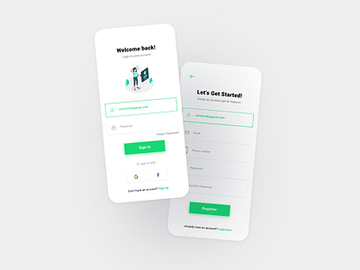 Login app form app design clean ui design graphic design mobile app ui uiux ux