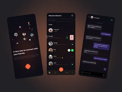 Message App Design✌️ clean clean ui design message message app mobile app mobile design mobile ui design ui uidesign ux uxdesign
