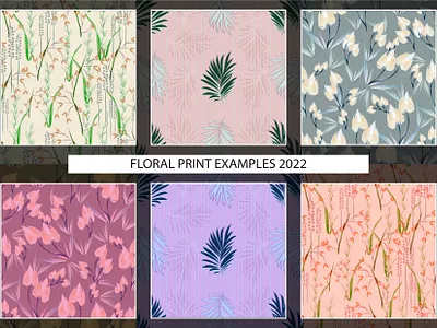 Floral Prints fashion fashion print fashiondesign floral pattern design print and pattern print apparel repeat pattern seamless pattern textile textile print