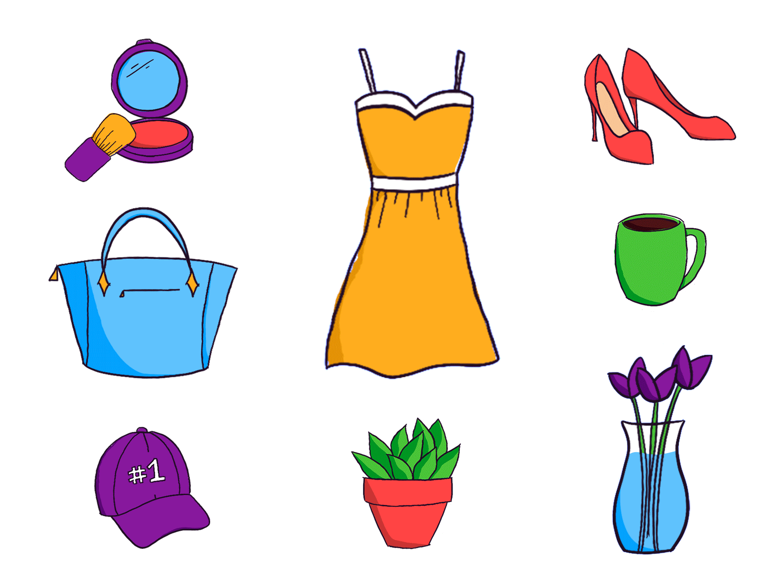 Social Stickers gif illustration