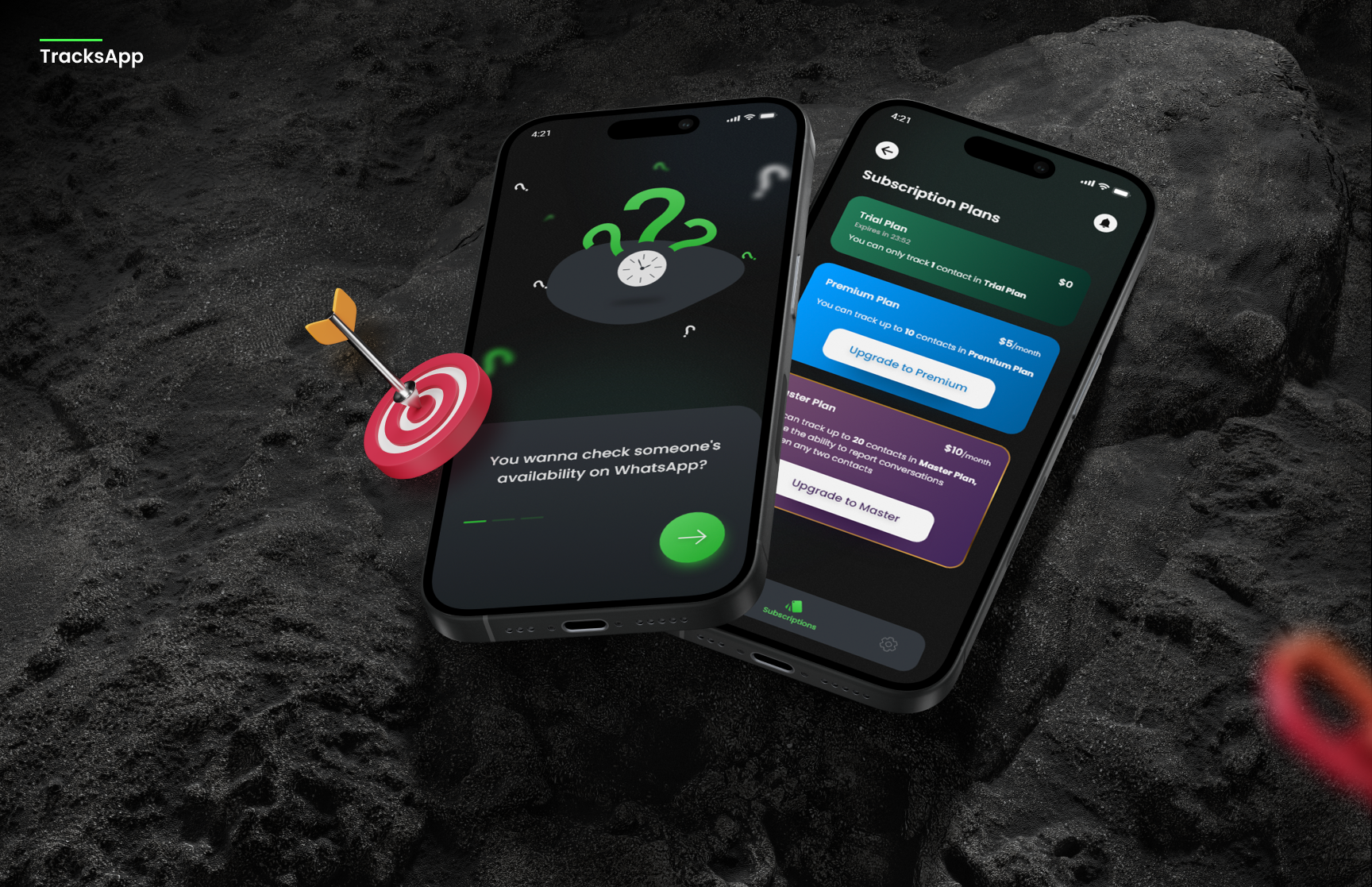 Tracking Mobile App Design dark mode misterhammad modern app design modern tracking app online tracking premium app design price model subscriptions tracker tracking app tracking app design whatsapp tracking