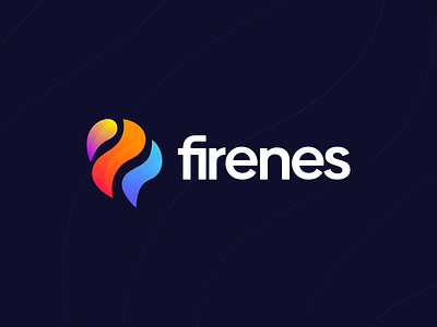 Firenes Industrial Logo Mark app logo blockchain branding business logo creative logo design crypto logo design flame gradient graphic design icon illustration logo logo mark logomark logos modern logo startup symbol vector