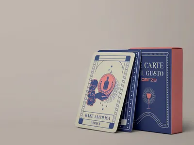 Carte del Gusto / Barz8 branding design illustration menu playing cards vector