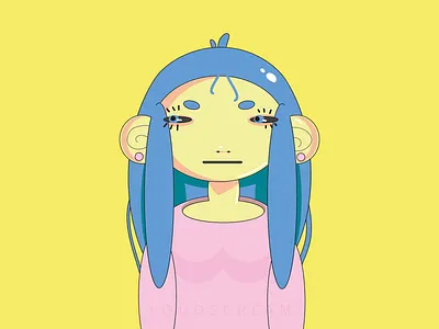 Random character character character design design girl character graphic design illustration logo vector