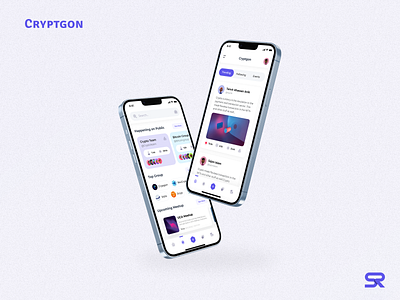 Cryptgon Crypto Community App Design app apps bitcoin branding community community app crypto crypto app crypto community design nfts product design ui ui ux ui design user experience user interface ux ux design