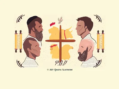 Youth Ministry Art #2 Point of View 4 gospels bible design eagle faithful god illustration jesus christ jesus christ savior king of kings lamb of god lion my god of judah ox pov scrolls texture truth written scriptures