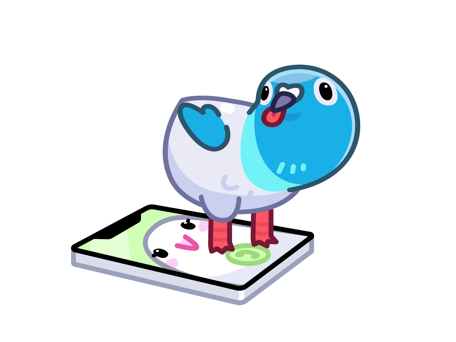 GULYA 2d animation after affects animation ass bird character character animation emoji emotion emotions fun funny happy pigeon sticker stickers telegram telephone
