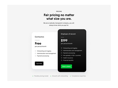 Landing Page for Remoteam.io branding comparison design flat graphic design illustration landing logo minimal mobile pricing tier tiers ui website