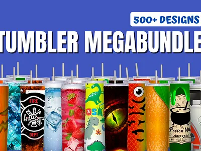 Tumbler Wrap Bundle branding bundle design illustration logo template vector