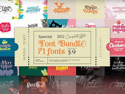 Special Font Bundle branding bundle design illustration logo template vector