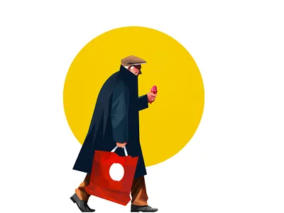 Grand Pa art artwork character design digital illustration illustration photoshop wacom