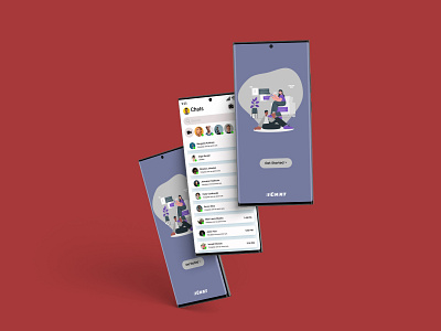 iChat Basic App Design app design branding design figma graphic design illustration minimal ui ux vector