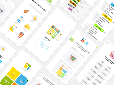 Nutrition App Mock Up design mobile app mock up nutrition nutrition app ui ux