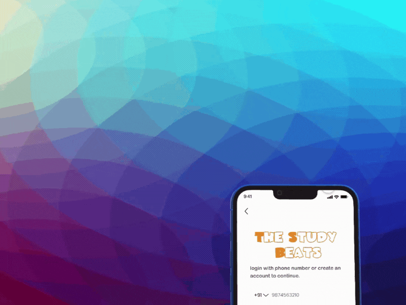 The Study Beats App animation branding graphic design illustration kids app logo mobile app mockup motion graphics ui uidesign uiux design