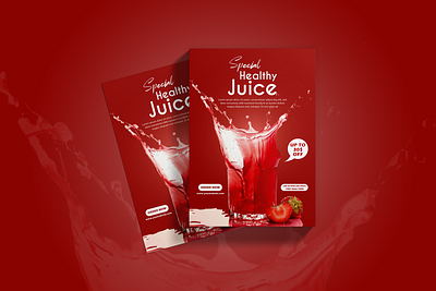 Juice Flyer Design banner banner design brand branding brochure design dribbble drinks flyers flyer flyer design flyer mockup flyers graphic design juice flyer mockup poster poster design print project social media banner