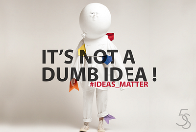 Your idea matter! app banner creative idea creativebanner design graphic design idea ideas landingpage motivation page silly ui uiux website websitedesign websitepage