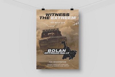 Bolan Rally Poster Design - 3 animation branding design graphic design illustration logo typography vector