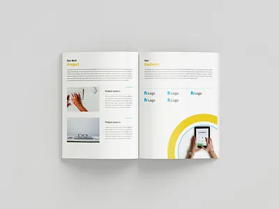 Brochure Design branding company profile brochure design typography vector