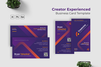 Creator Experienced Business Card business card graphic template