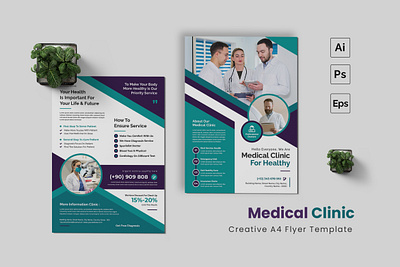 Medical Clinic Flyer flyer graphic template