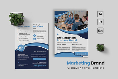 Marketing Brand Flyer flyer graphic template