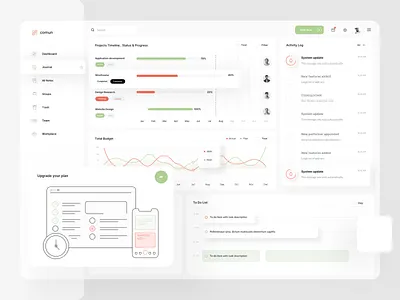 Dashboard "Comun" task statistics app branding dashboard design flat illustration minimal statistics task ui ux