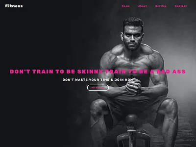 Fitness GYM Landing Page Design bootstrap branding css design graphic design graphicdesigner html illustration javascript jquery logo logo design photoshop php sass ui vector webdesign webdevelopment