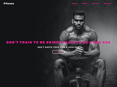 Fitness GYM Landing Page Design bootstrap branding css design graphic design graphicdesigner html illustration javascript jquery logo logo design photoshop php sass ui vector webdesign webdevelopment