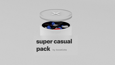 Boosticks box version 2.0 / 3d render 3d 3d art box cinema4d design package pills