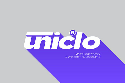 Uniclo Font Design branding calligraphy font collection design display family fasjion font font design font resources fonts fonts collection logo magazine modern calligraphy modern fonts opentype popular typeface website